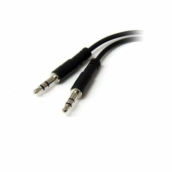 Adaptador Audio Jack Startech MUYHSFMM             Negro 0,13 m - Imagen 3