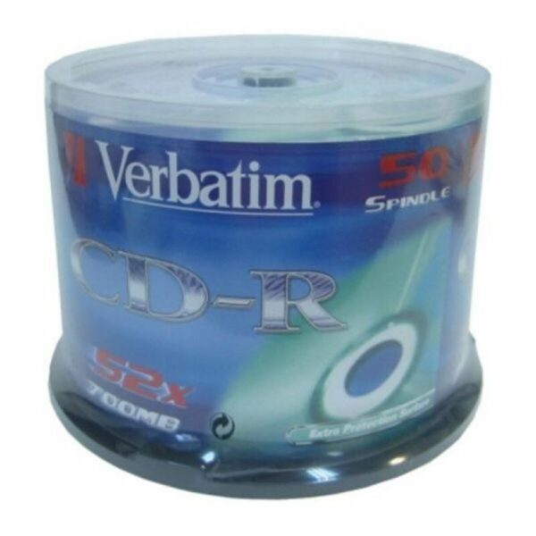 CD-R Verbatim 43351 52x 700 MB (50 Unidades) - Imagen 2