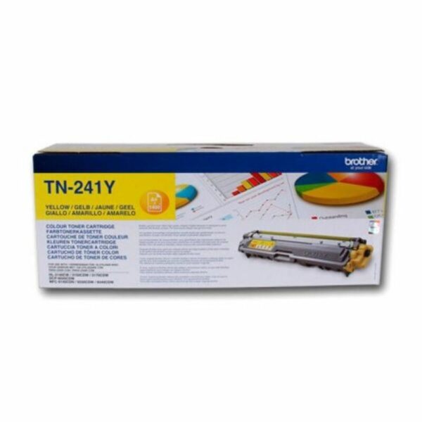 Tóner Original Brother TN-241Y Amarillo Negro - Imagen 2