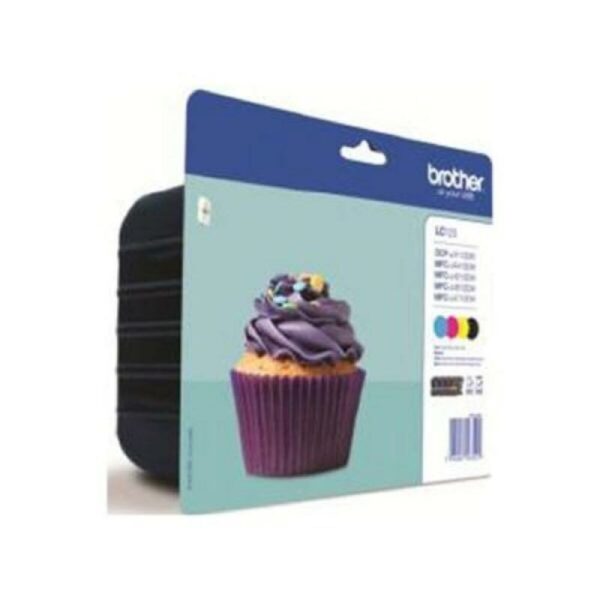 Cartucho de Tinta Original Brother LC-123VALBP Multicolor - Imagen 2
