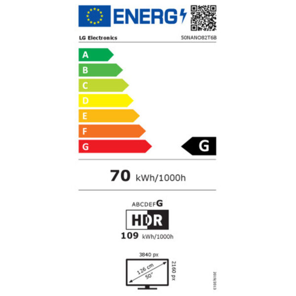 Smart TV LG 50NANO82T6B 4K Ultra HD 50" NanoCell - Imagen 3