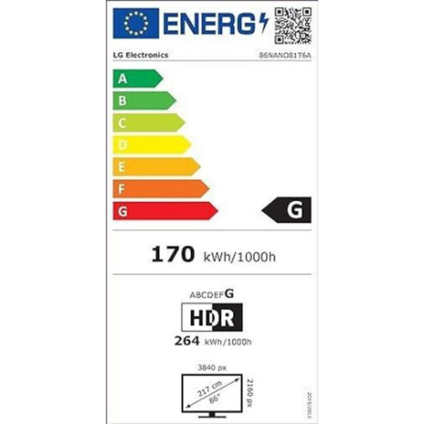 Smart TV LG 86NANO81T6A 4K Ultra HD NanoCell 86" - Imagen 4