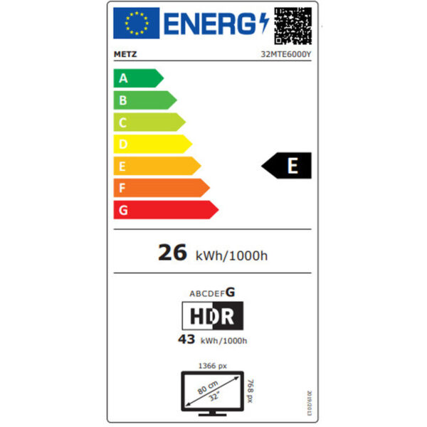 Smart TV Metz 32MTE6000Y HD 32" LED - Imagen 5