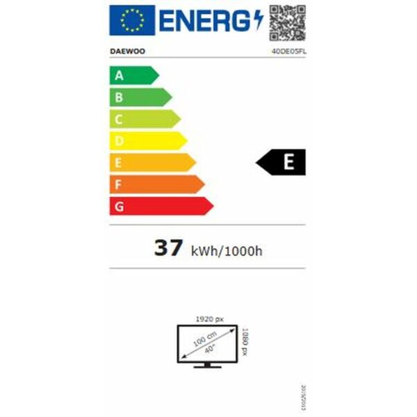 Televisión Daewoo 40DE05FL HD 40" LED - Imagen 3
