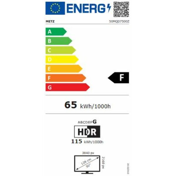 Smart TV Metz 50MQD7500Z 4K Ultra HD 50" QLED - Imagen 2