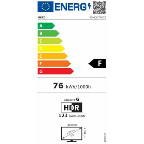 Smart TV Metz 55MQD7500Z 4K Ultra HD 55" QLED - Imagen 2
