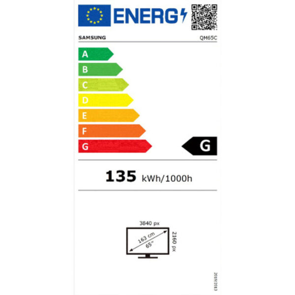 Monitor Videowall Samsung QM65B 4K Ultra HD 65" - Imagen 9