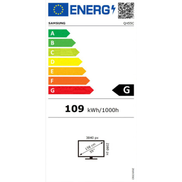 Monitor Videowall Samsung QH55C 4K Ultra HD 55" - Imagen 9