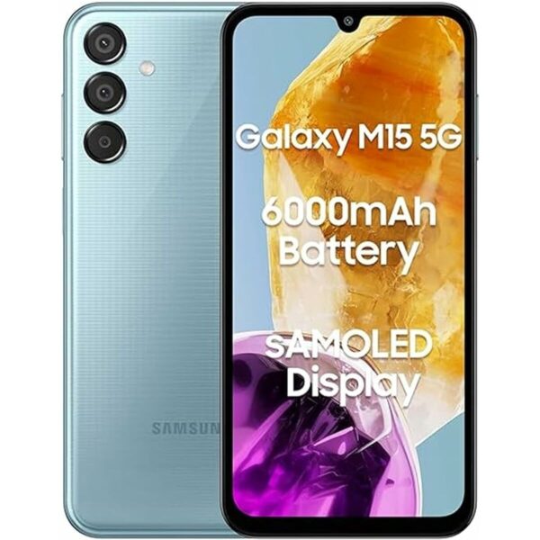 Smartphone Samsung SM-M156BLBUEUE 6,5" 4 GB RAM 128 GB Azul claro - Imagen 6