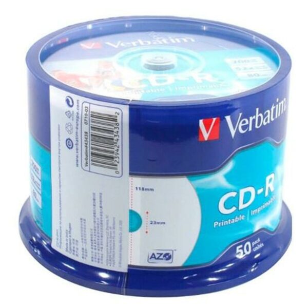 CD-R Verbatim 700 MB 52x (4 Unidades) - Imagen 2
