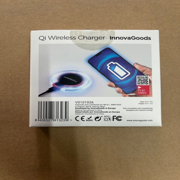 Cargador Inalámbrico para Smartphones Qi InnovaGoods - Imagen 7