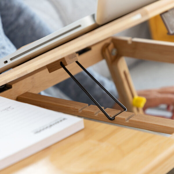 Mesa Plegable Auxiliar de Bambú Lapwood InnovaGoods - Imagen 6