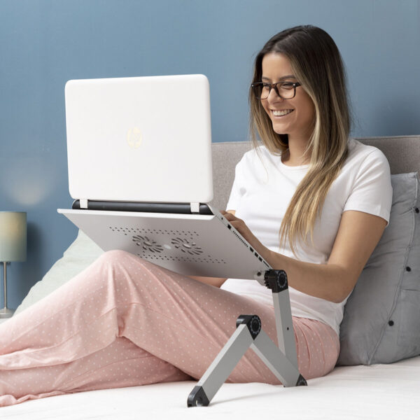 Mesa Ajustable Multiposición para Ordenador Portátil Omnible InnovaGoods - Imagen 2