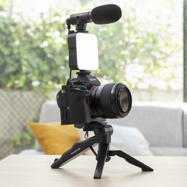 Kit Vlogging con Luz, Micrófono y Mando Plodni InnovaGoods 6 Piezas - Imagen 8