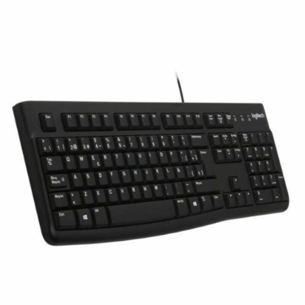 Teclado Logitech K120 Negro Qwerty Español QWERTY - Imagen 2