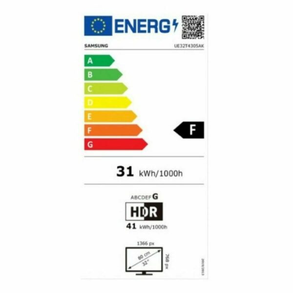 Smart TV Samsung UE32T4305AE HD 32" LED - Imagen 2