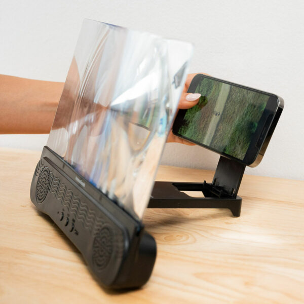 Amplificador de Pantalla para Móviles con Altavoz Recargable Screenier InnovaGoods - Imagen 2