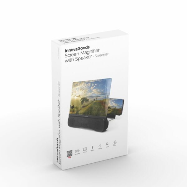 Amplificador de Pantalla para Móviles con Altavoz Recargable Screenier InnovaGoods - Imagen 8
