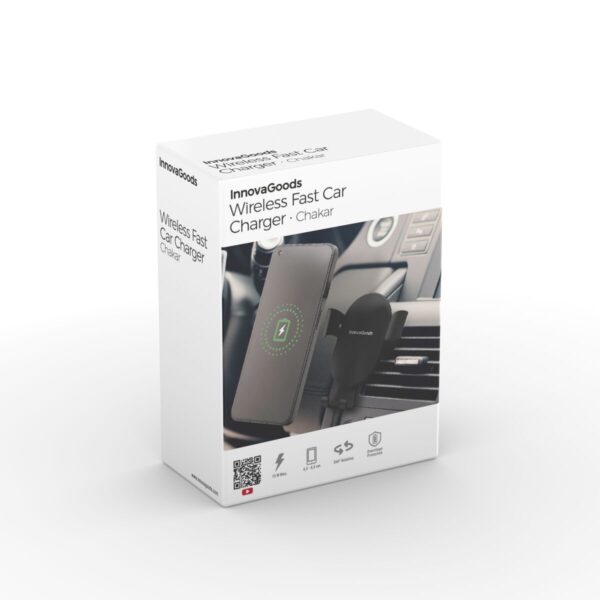 Soporte Cargador Rápido Inalámbrico para Coche Chakar InnovaGoods - Imagen 8